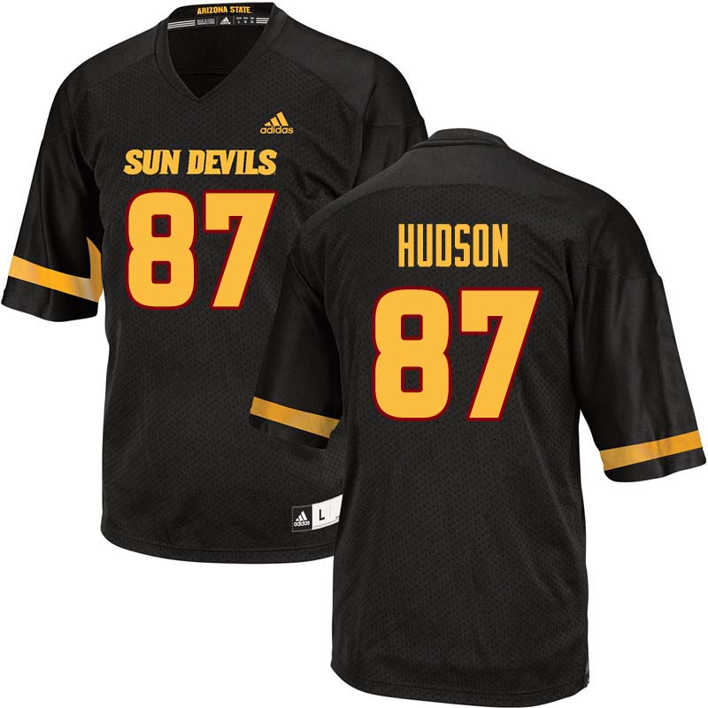Men #87 Tommy Hudson Arizona State Sun Devils College Football Jerseys Sale-Black - Click Image to Close
